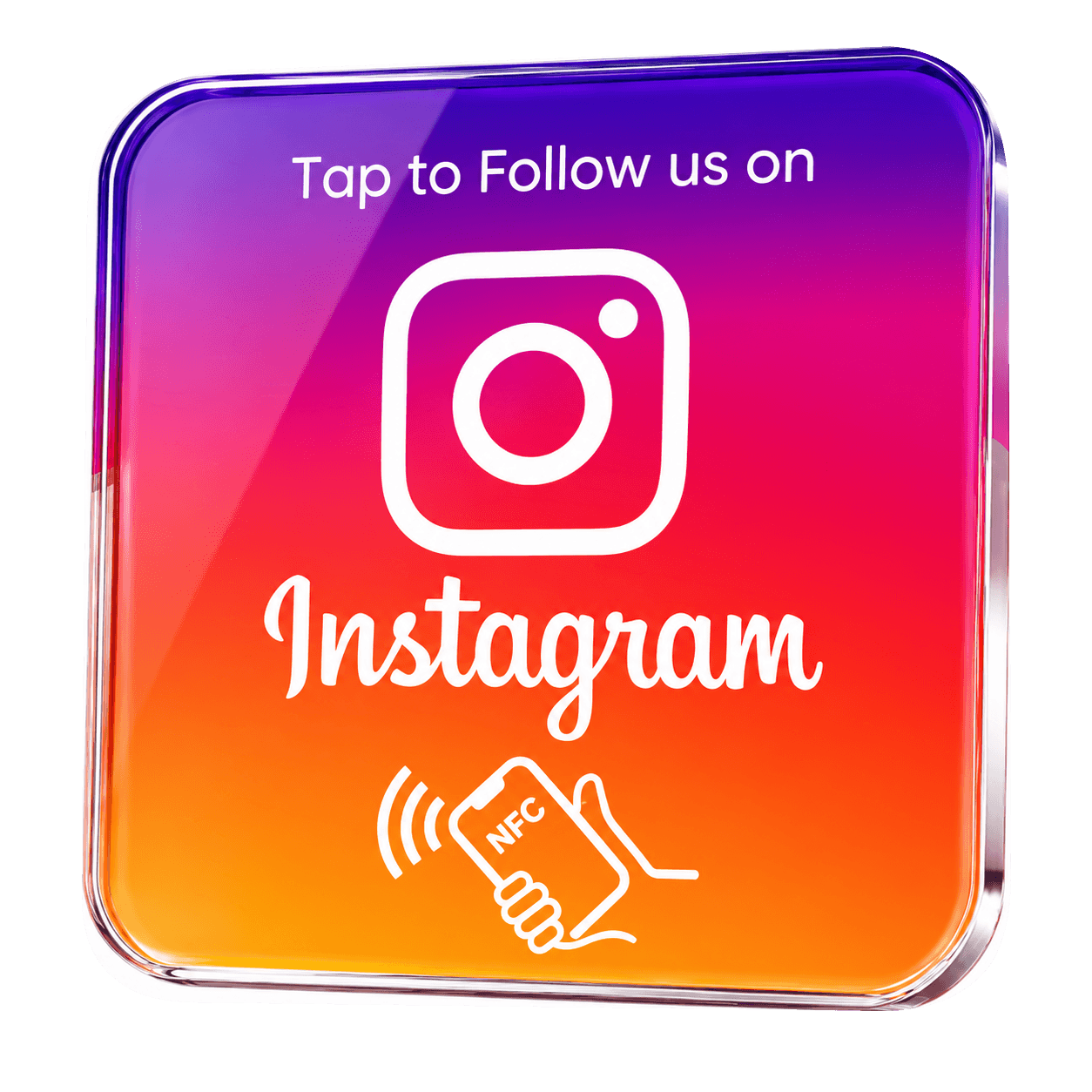 Barevná NFC Instagram karta